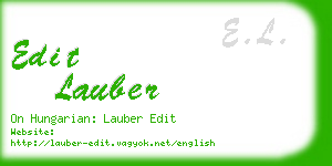 edit lauber business card